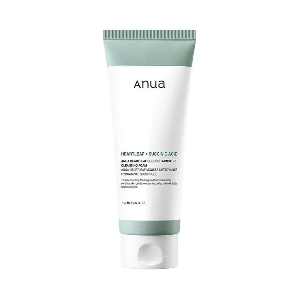 Heartleaf Succinic Moisture Cleansing Foam 150ml - ANUA