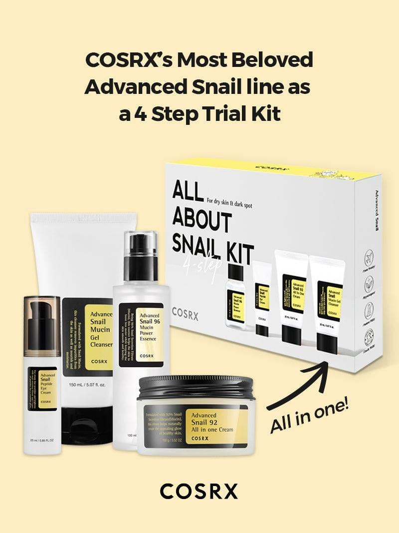 All About Snail Trial Kit 4pcs - Cosrx